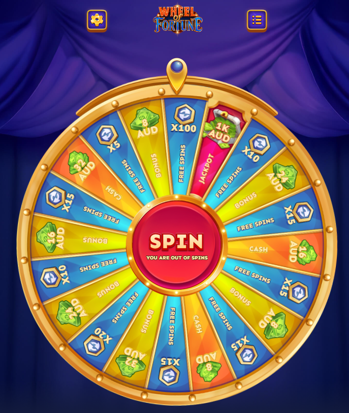 Wheel of Fortune at Lizaro Online Casino
